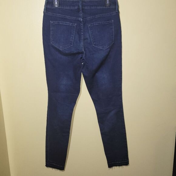 Old Navy Rockstar Midrise Released Step Hem Jeans 10 Long - Picture 4 of 11